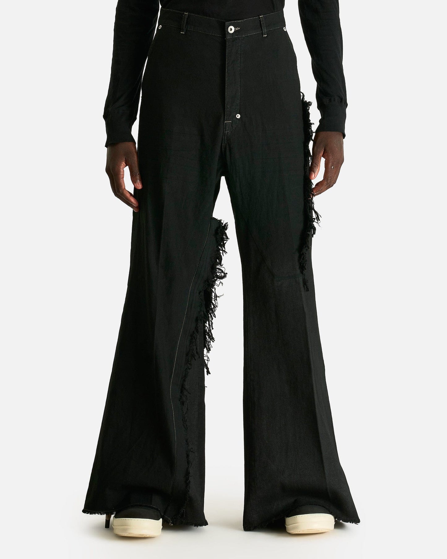 Rick Owens Men's Pants Joris Trousers in Black