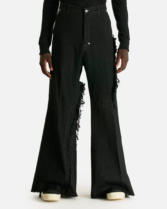 Rick Owens Men's Pants Joris Trousers in Black