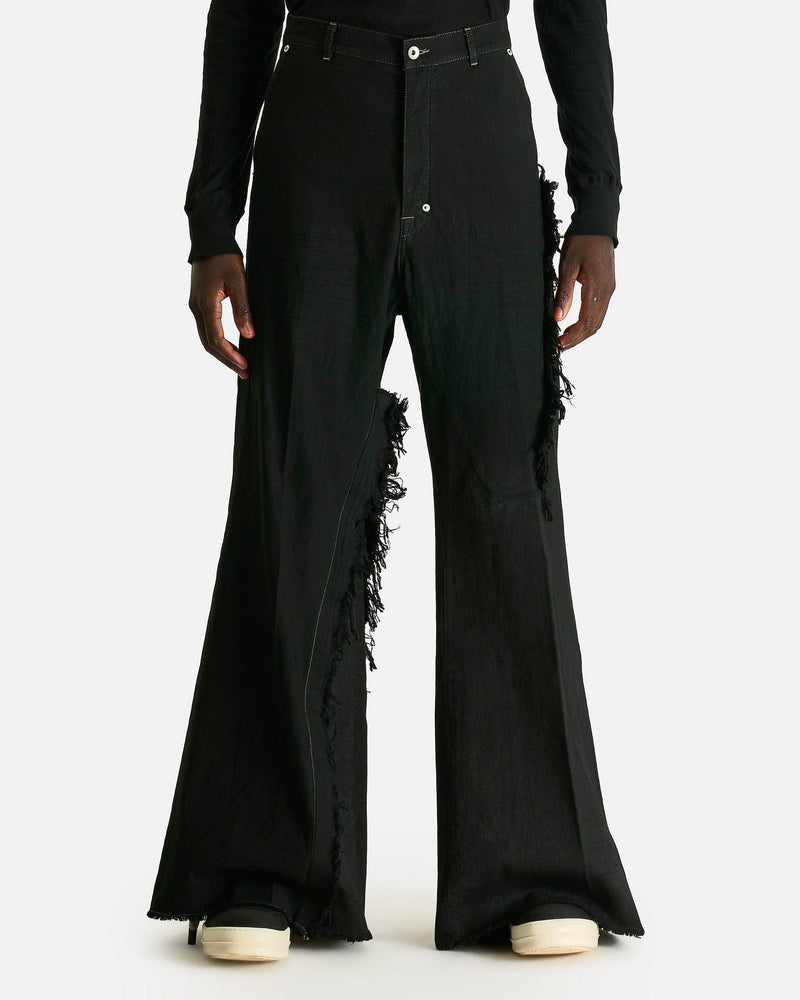 Rick Owens Men's Pants Joris Trousers in Black