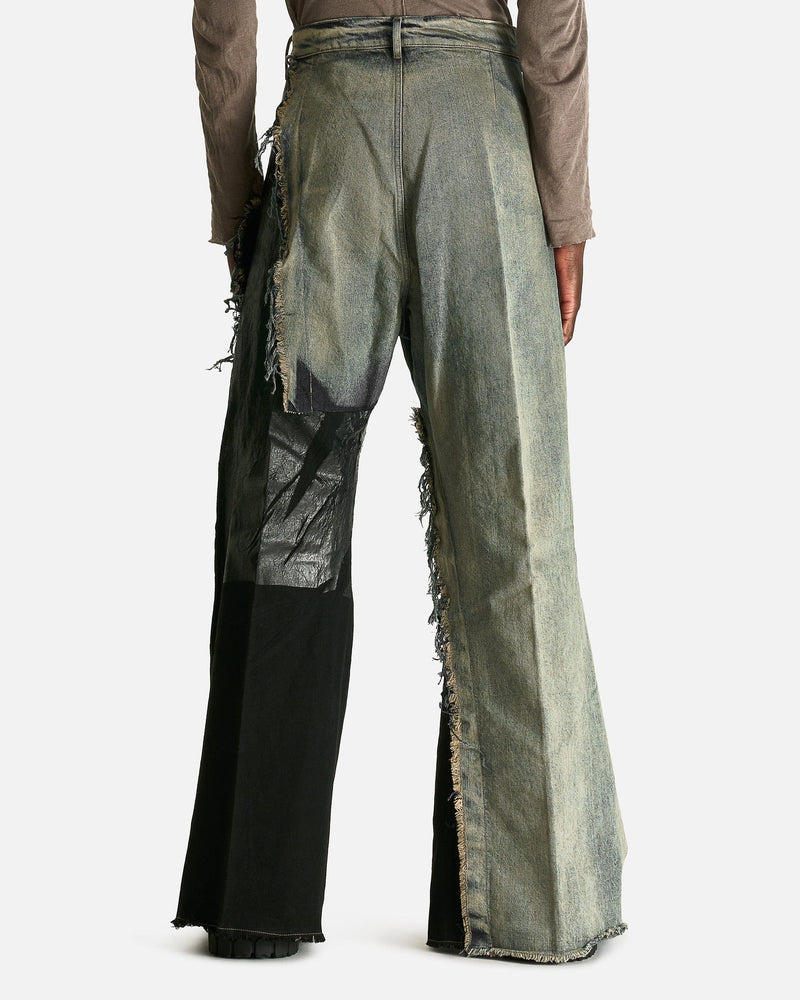 Rick Owens Men's Jeans Joris Trousers in Dirty Hustler/Black