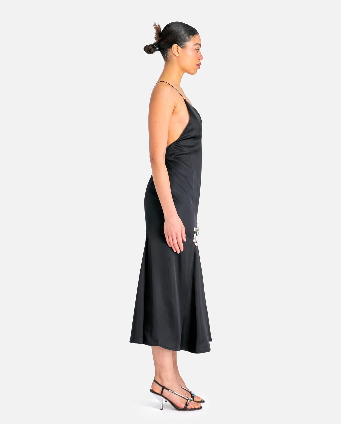 Wales Bonner Women Dresses Josephine Dress in Black