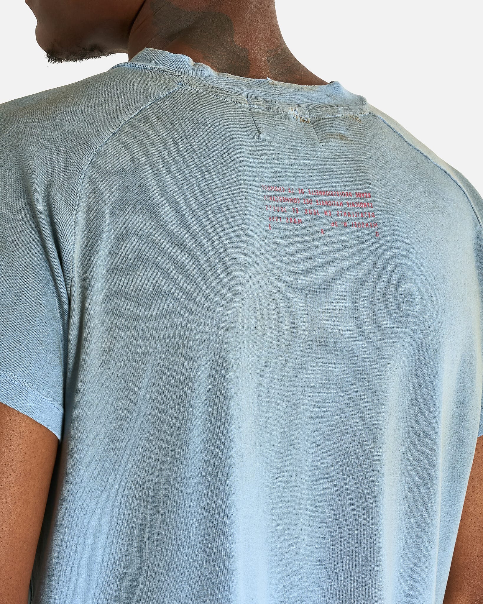 Enfants Riches Deprimes Men's T-shirts Jouets Nouveaux Raglan T-Shirt in Sun Faded Blue