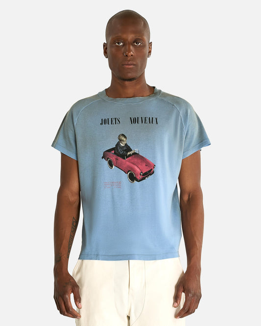 Enfants Riches Deprimes Men's T-shirts Jouets Nouveaux Raglan T-Shirt in Sun Faded Blue