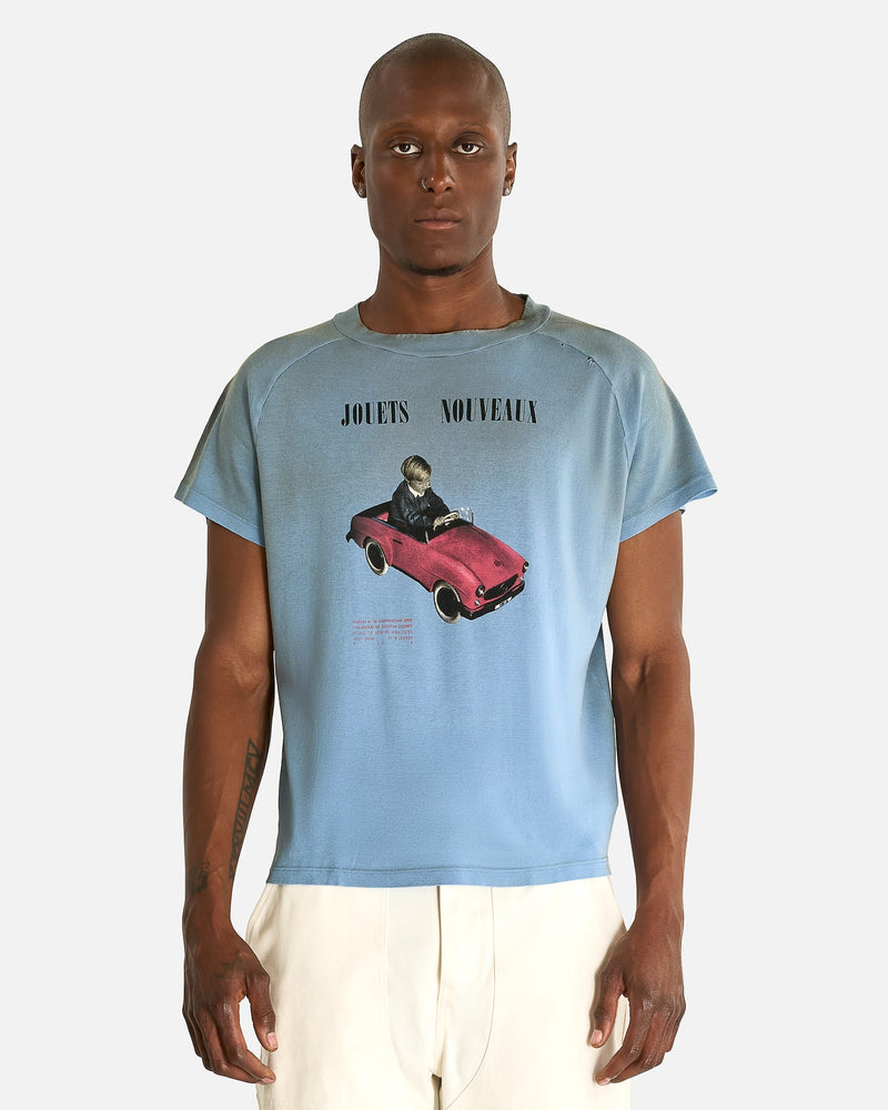 Enfants Riches Deprimes Men's T-shirts Jouets Nouveaux Raglan T-Shirt in Sun Faded Blue