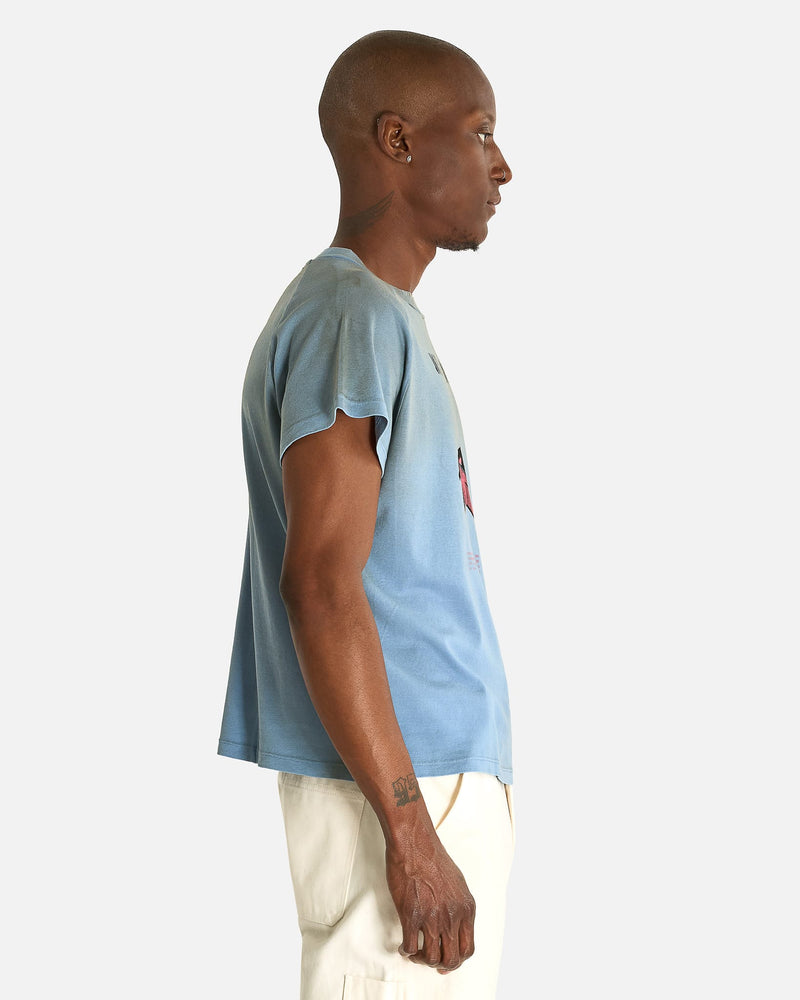 Enfants Riches Deprimes Men's T-shirts Jouets Nouveaux Raglan T-Shirt in Sun Faded Blue