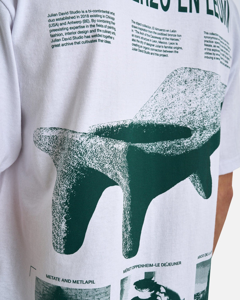 SVRN Men's T-Shirts Julian David CDMX Design Week T-Shirt in White