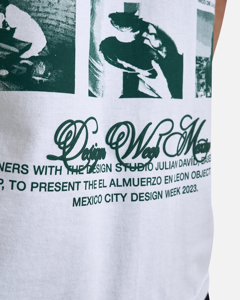 SVRN Men's T-Shirts Julian David CDMX Design Week T-Shirt in White