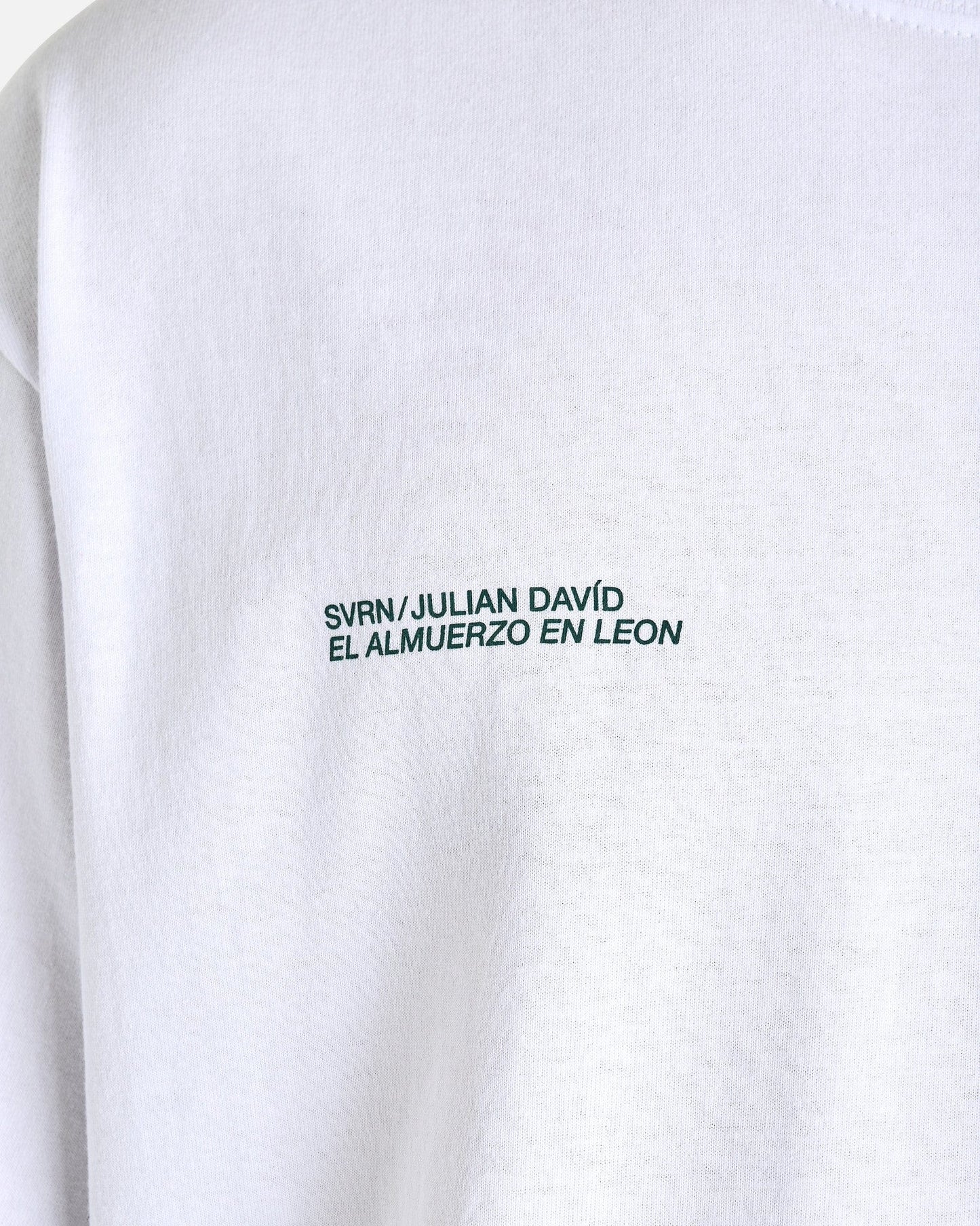 SVRN Men's T-Shirts Julian David CDMX Design Week T-Shirt in White