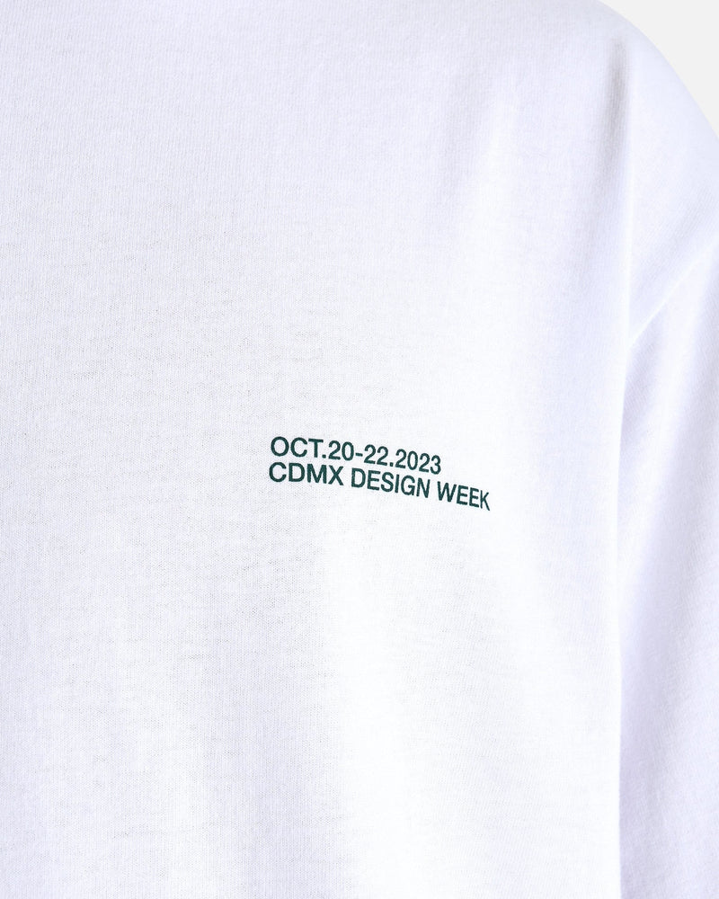 SVRN Men's T-Shirts Julian David CDMX Design Week T-Shirt in White