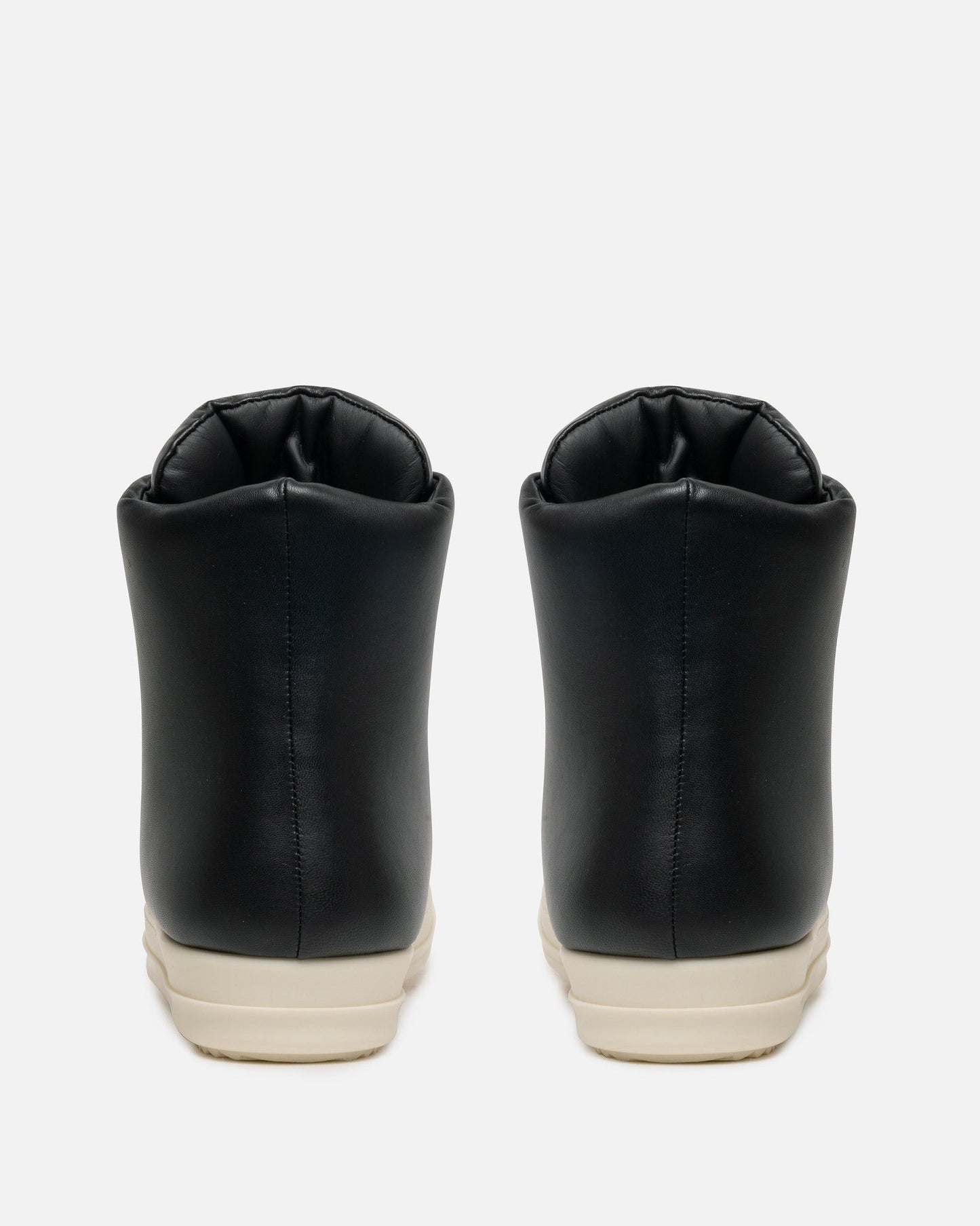 Rick Owens Men's Sneakers Jumbo Lace Padded Ramones in Black/Milk