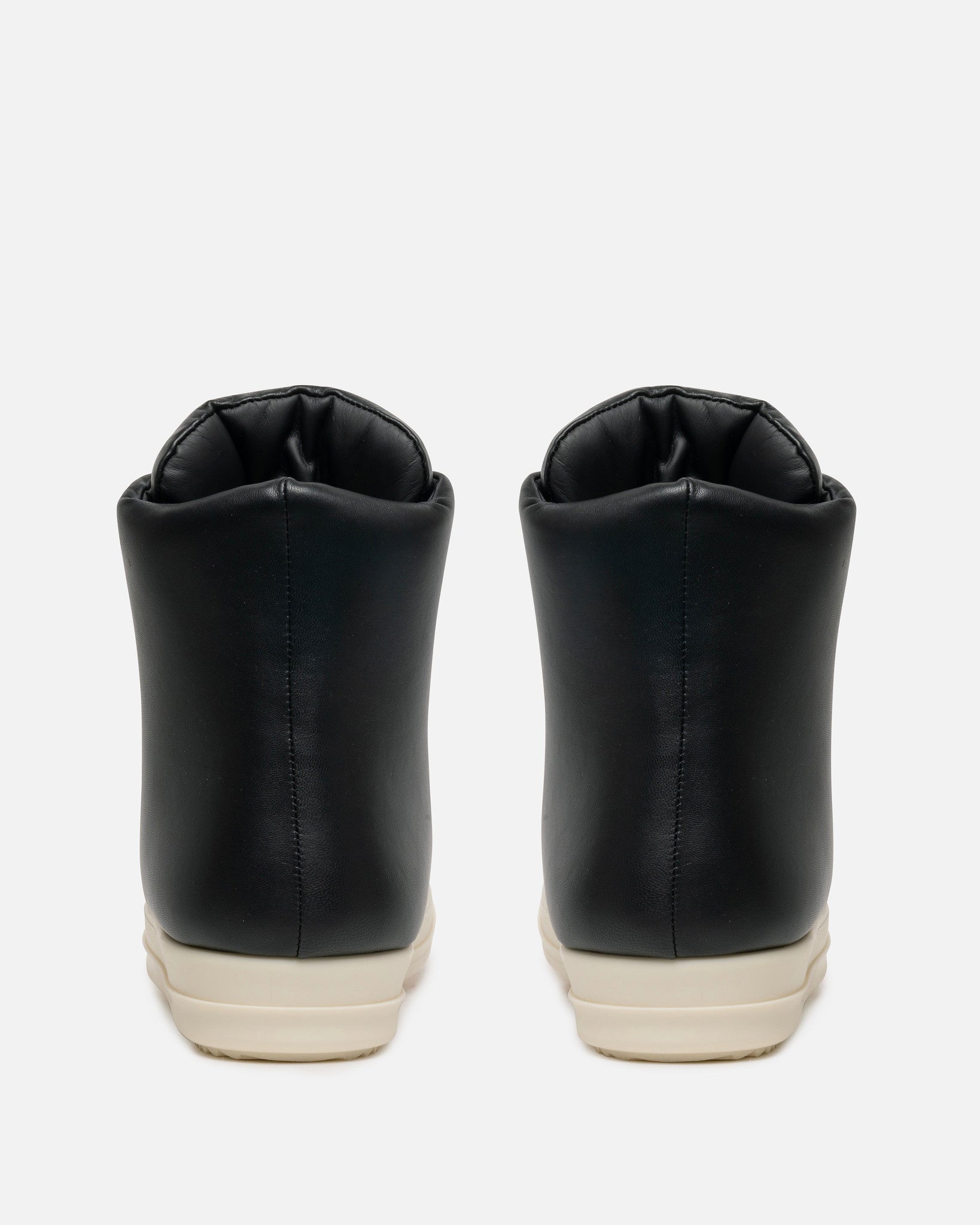 Rick Owens Men's Sneakers Jumbo Lace Padded Ramones in Black/Milk