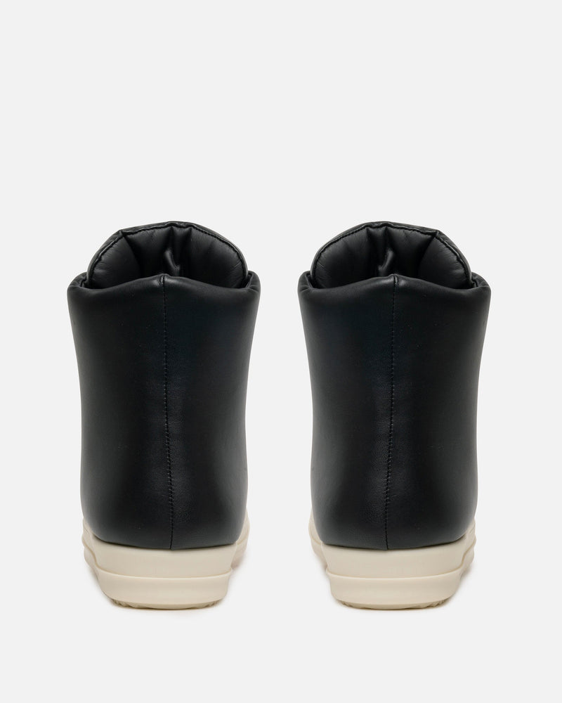 Rick Owens Men's Sneakers Jumbo Lace Padded Ramones in Black/Milk