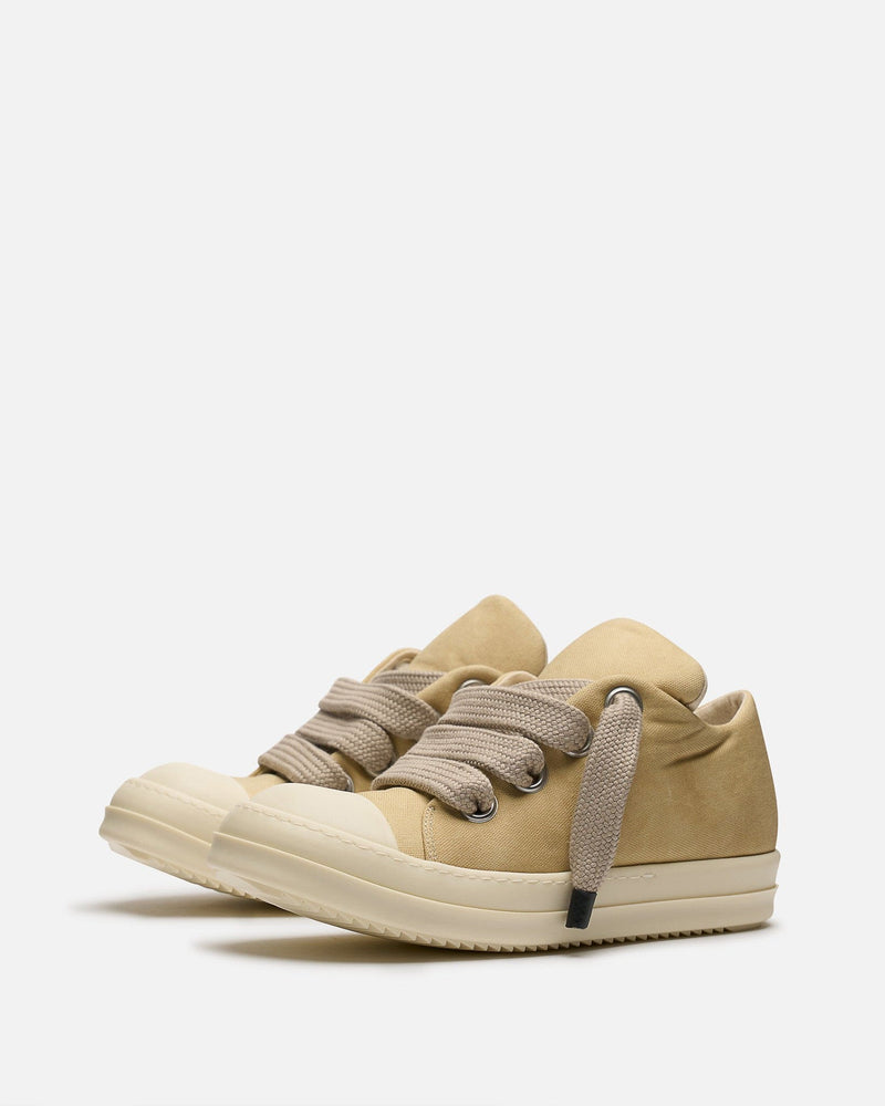 Rick Owens DRKSHDW Men's Sneakers Jumbo Lace Puffer in Parchment/Milk