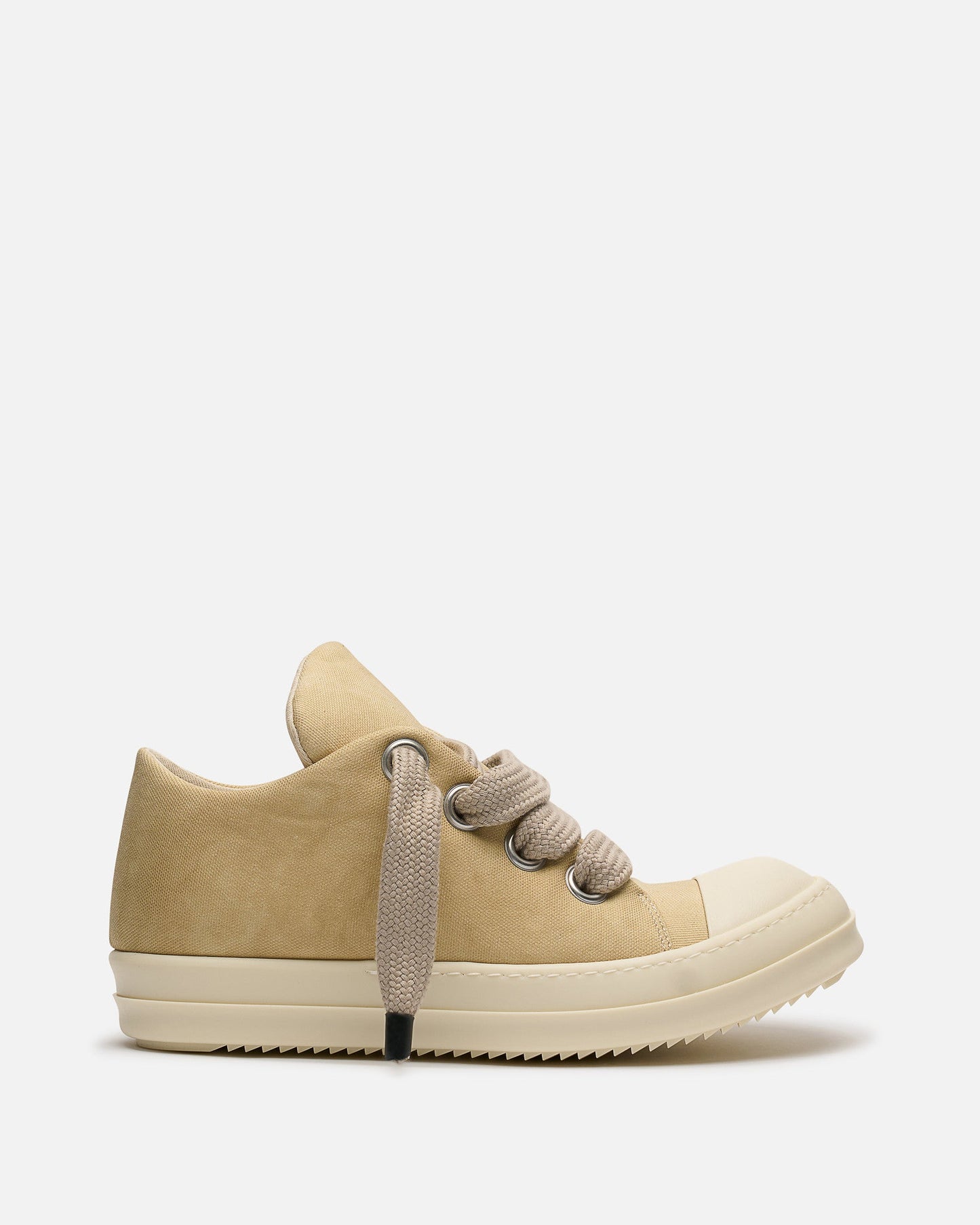 Rick Owens DRKSHDW Men's Sneakers Jumbo Lace Puffer in Parchment/Milk