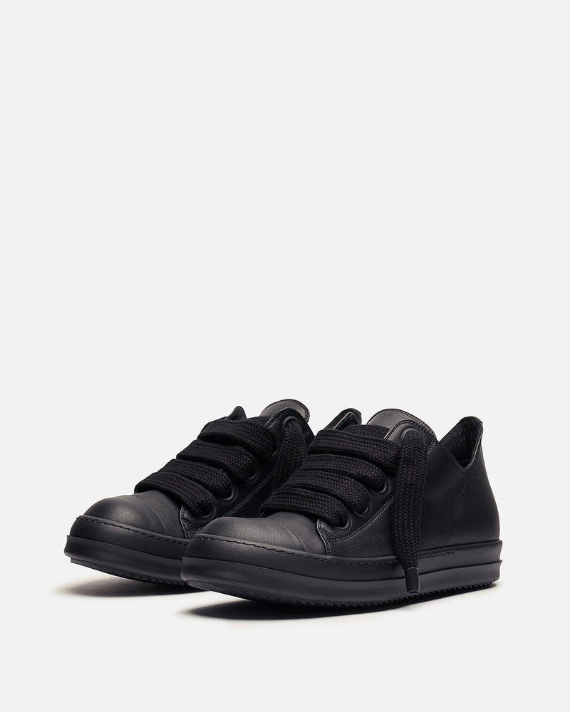 Rick Owens Men's Sneakers Jumbo Lace Sneaker in All Black