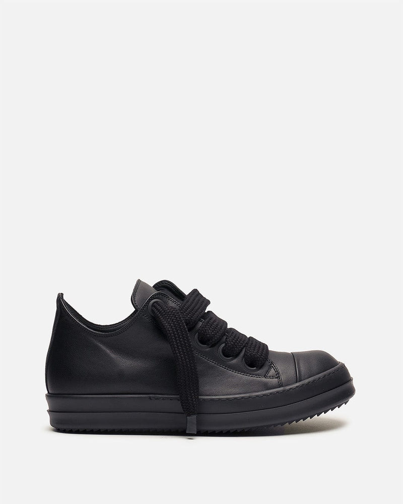 Rick Owens Men's Sneakers Jumbo Lace Sneaker in All Black