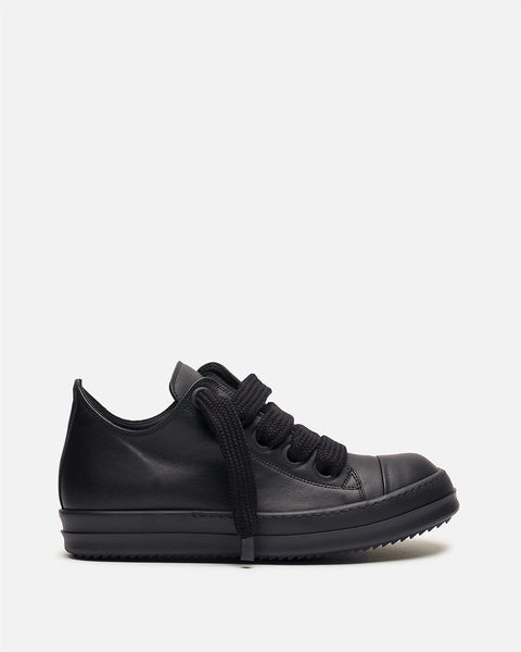 【確実正規品】RickOwens jumbo lace row sneaker Jumbo Lace Sneaker in All Black – SVRN