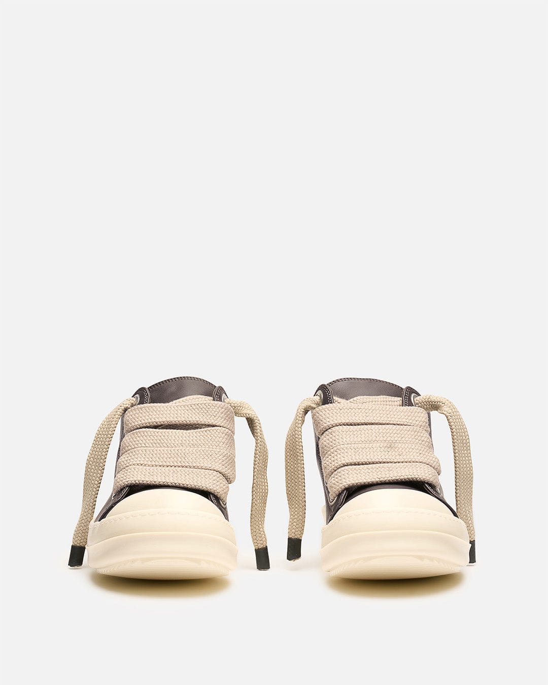 Rick Owens Men's Sneakers Jumbo Lace Sneaker in Dark Dust/Milk