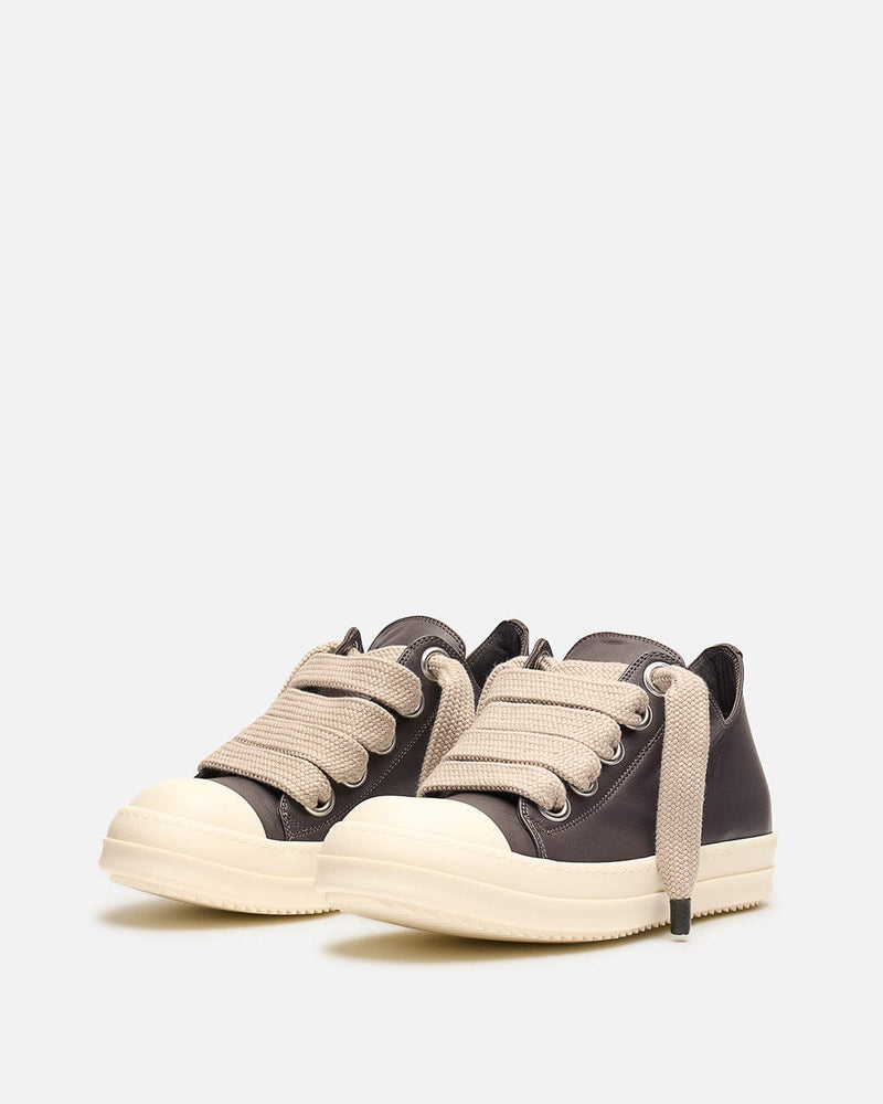 Rick Owens Men's Sneakers Jumbo Lace Sneaker in Dark Dust/Milk