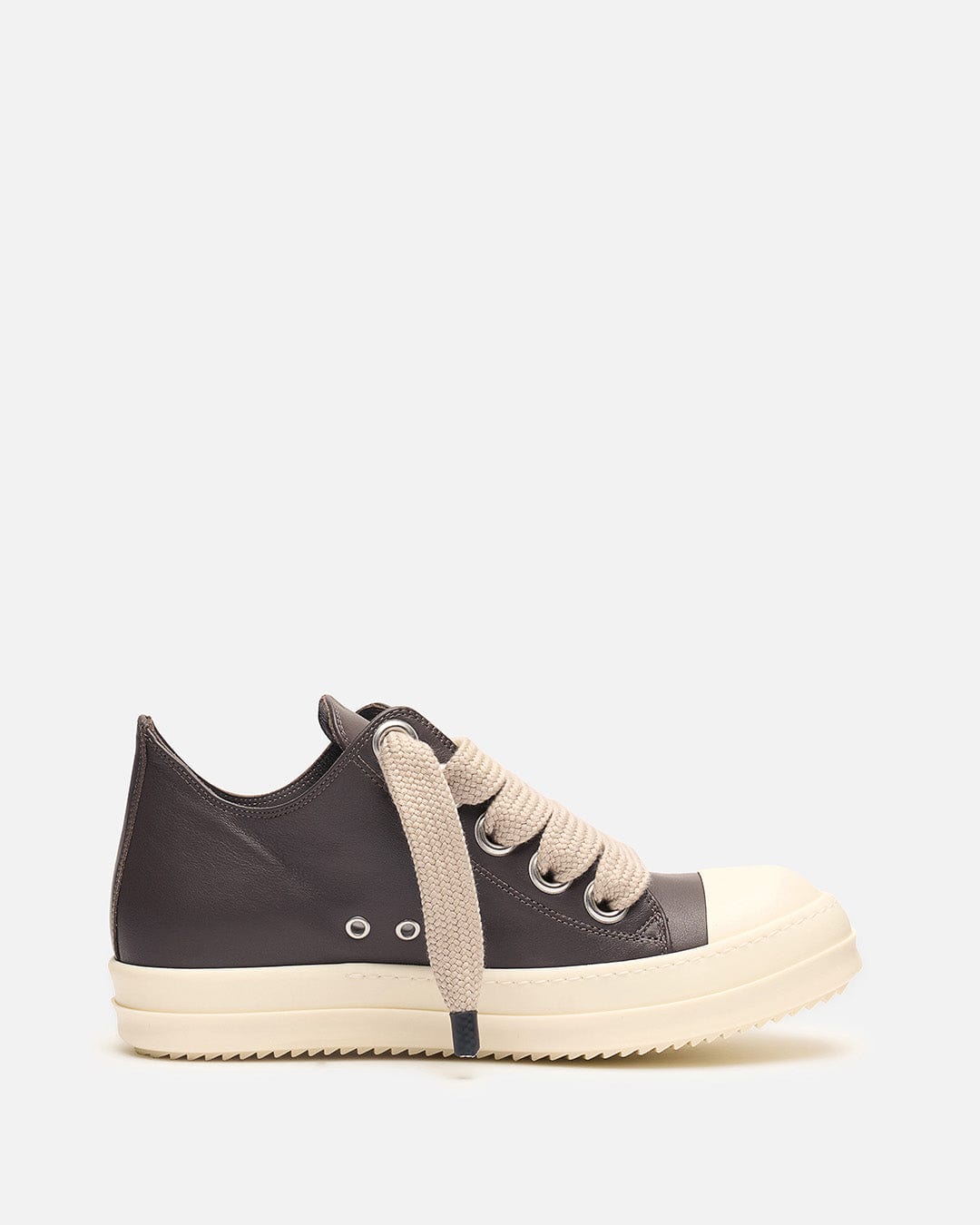 靴 RickOwens jumbo lace row sneaker Jumbo Lace Sneaker in Dark Dust/Milk – SVRN
