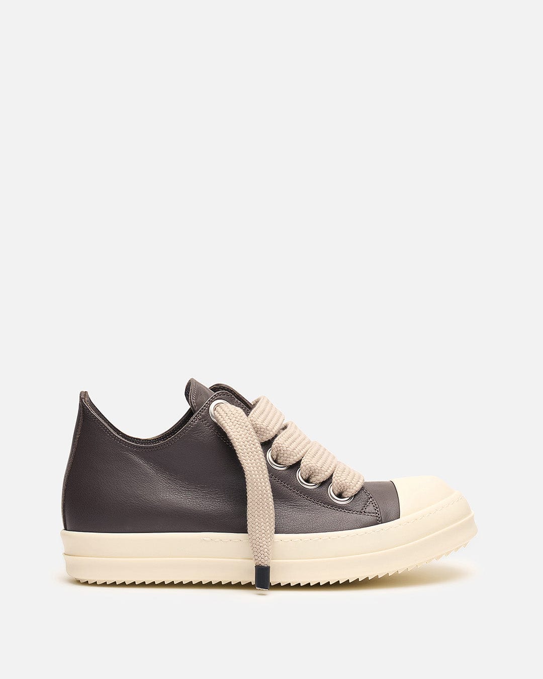 靴 rick owens jumbo lace sneaker Jumbo Lace Sneaker in Dark Dust/Milk – SVRN