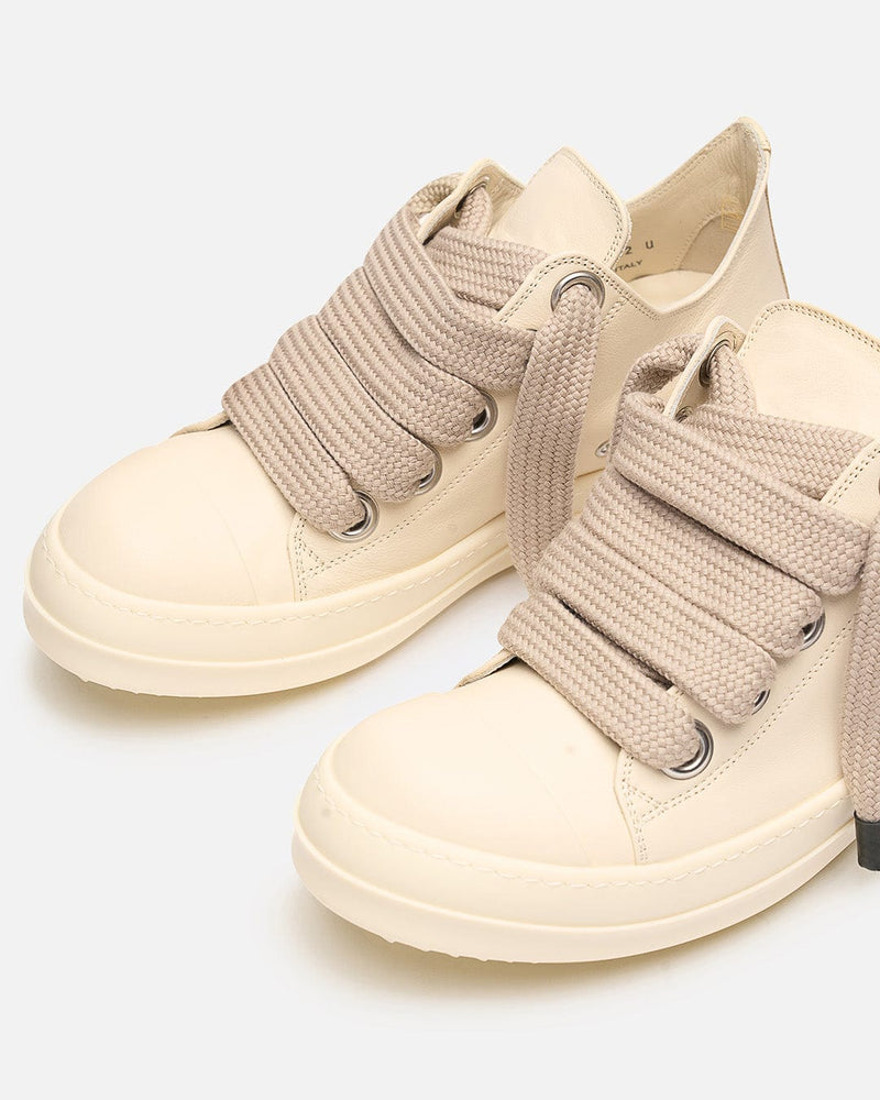 Rick Owens Men's Sneakers Jumbo Lace Sneakers in Milk/Milk