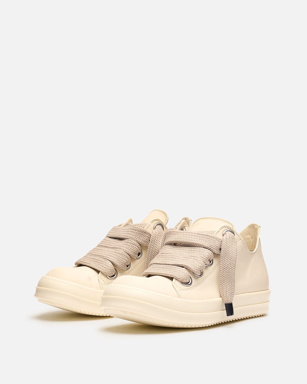 Rick Owens Men's Sneakers Jumbo Lace Sneakers in Milk/Milk