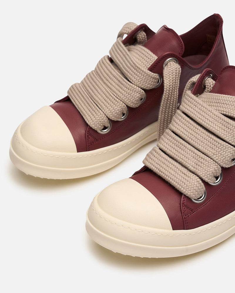 Rick Owens Men's Sneakers Jumbo Lace Sneakers in Rosewood/Milk