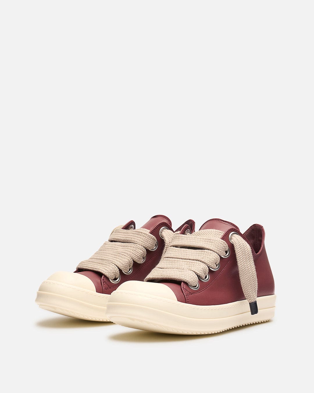 Rick Owens Men's Sneakers Jumbo Lace Sneakers in Rosewood/Milk