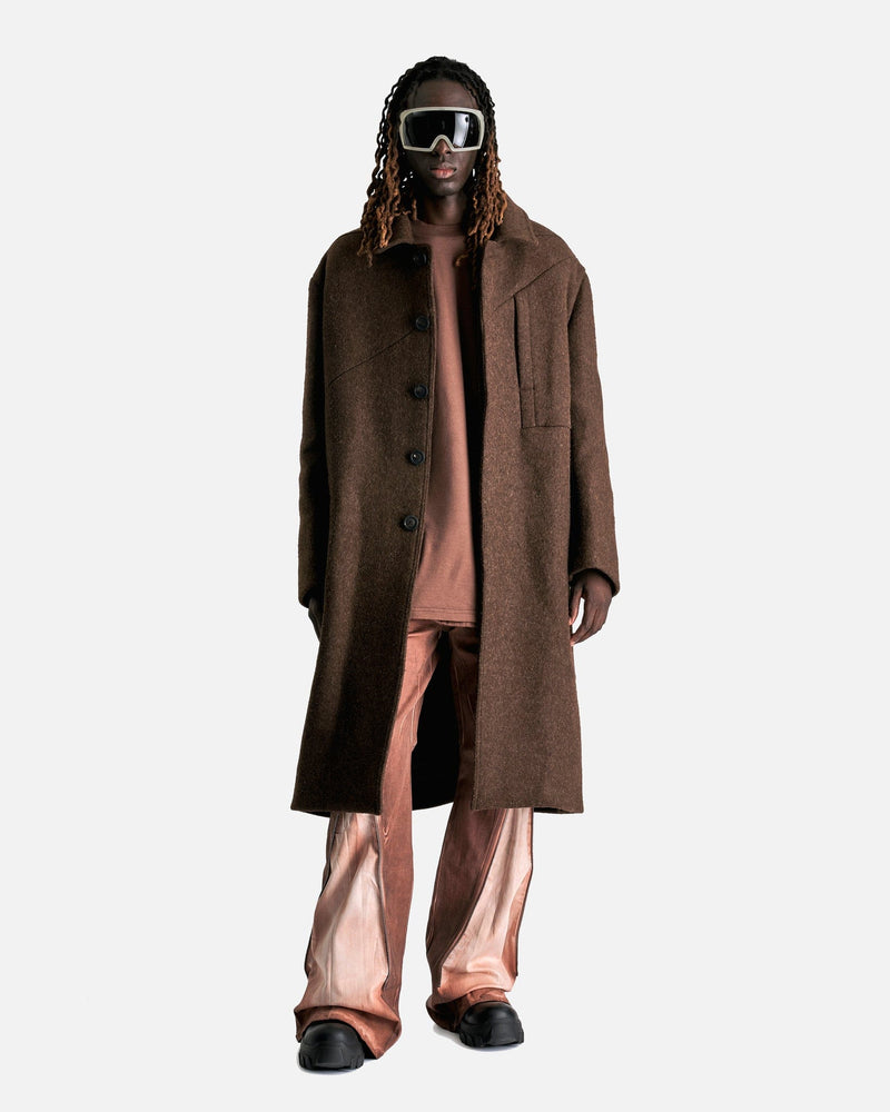 tobacco wool coat Jumbo Mac Coat in Tobacco – SVRN tobacco wool coat Jumbo Mac Coat in Tobacco – SVRN