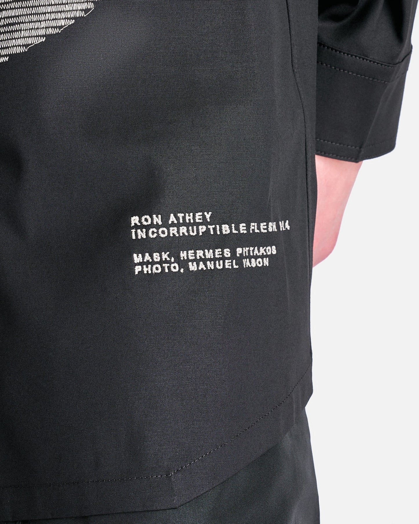 Rick Owens Men's Jackets Jumbo Outershirt in Black/Pearl