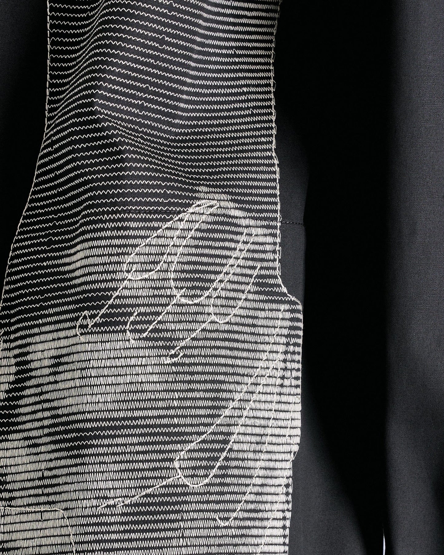 Rick Owens Men's Jackets Jumbo Outershirt in Black/Pearl