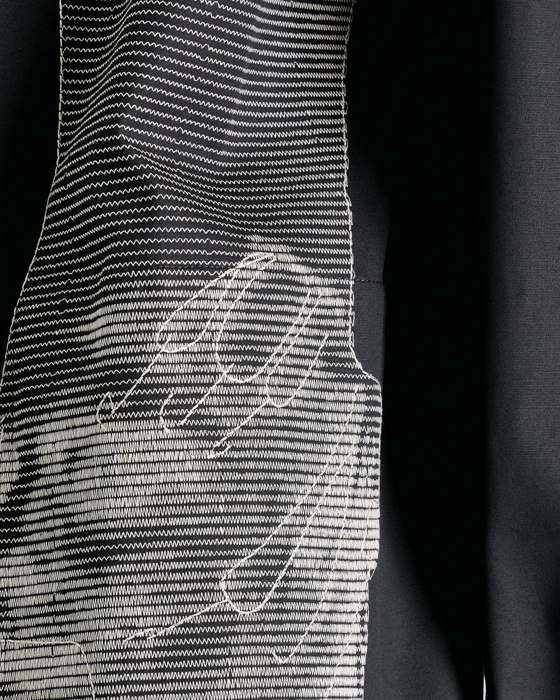 Rick Owens Men's Jackets Jumbo Outershirt in Black/Pearl