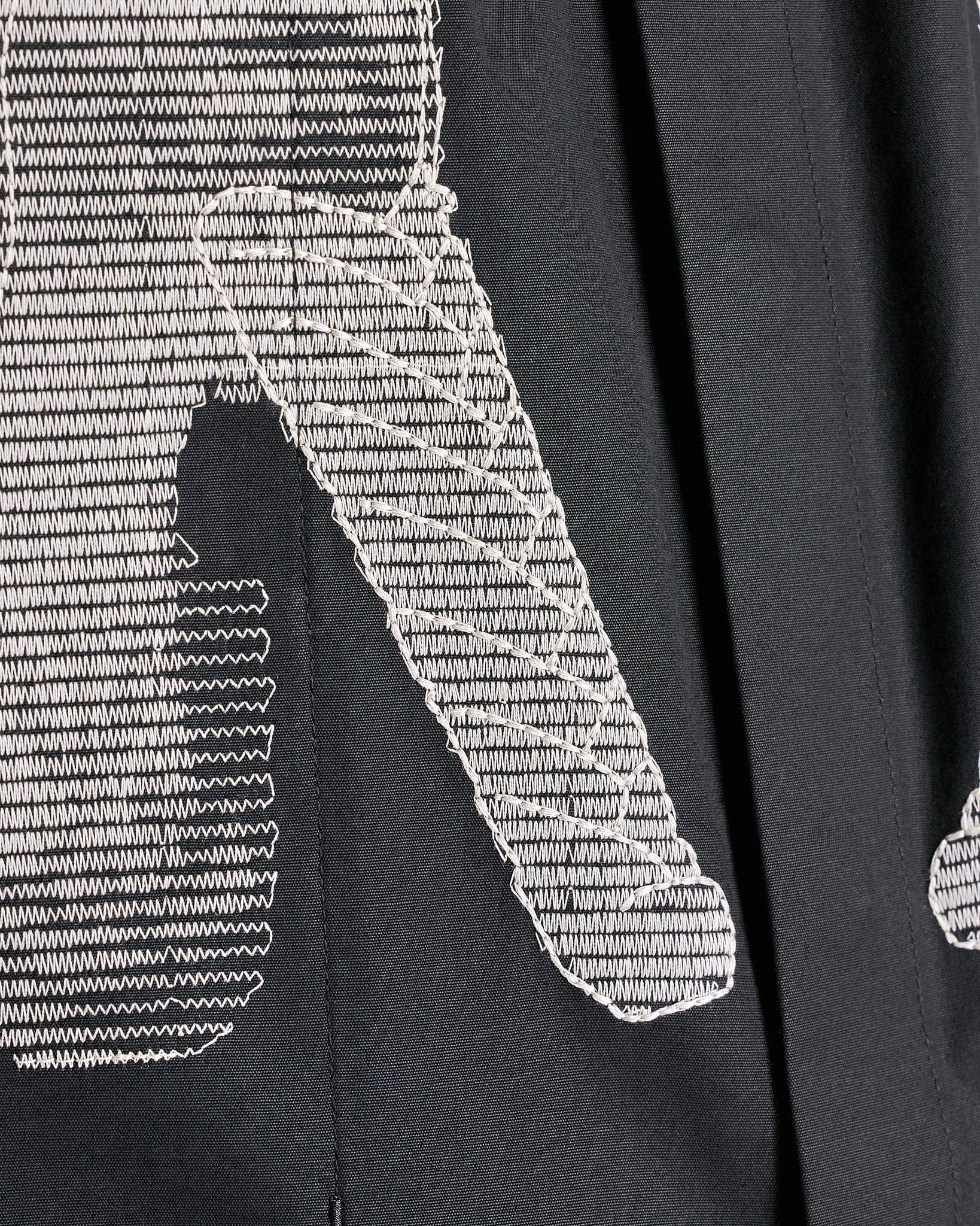 Rick Owens Men's Jackets Jumbo Outershirt in Black/Pearl