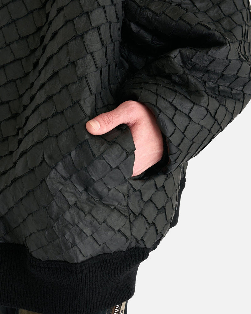 Rick Owens Men's Jackets Jumbo Peter Flight Jacket in Black