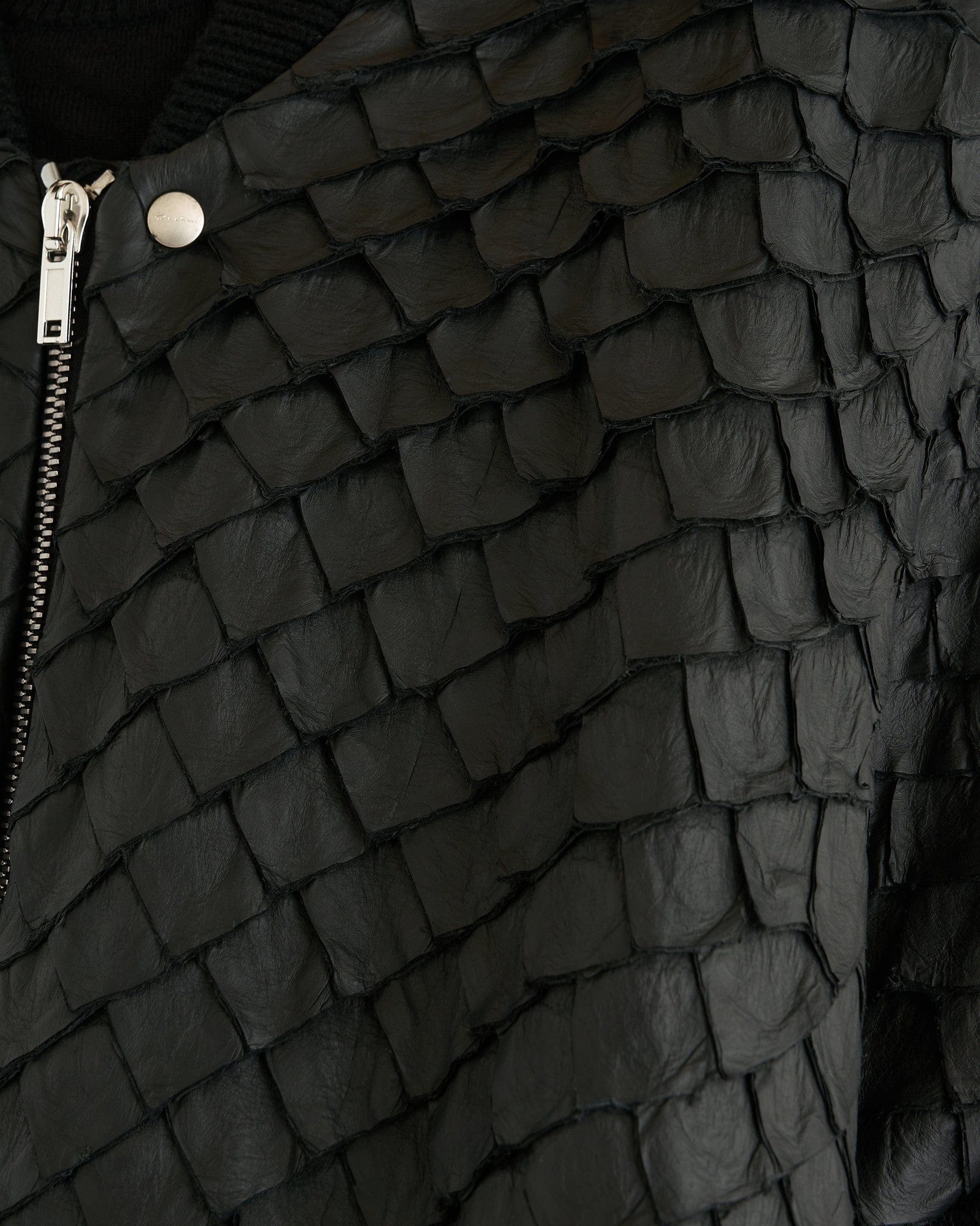 Rick Owens Men's Jackets Jumbo Peter Flight Jacket in Black