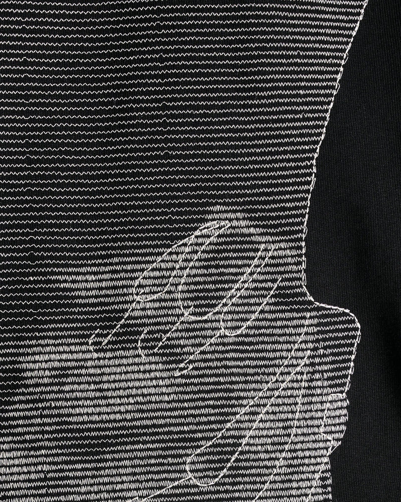 Rick Owens Men's T-Shirts Jumbo Short Sleeve T-Shirt in Black/Pearl