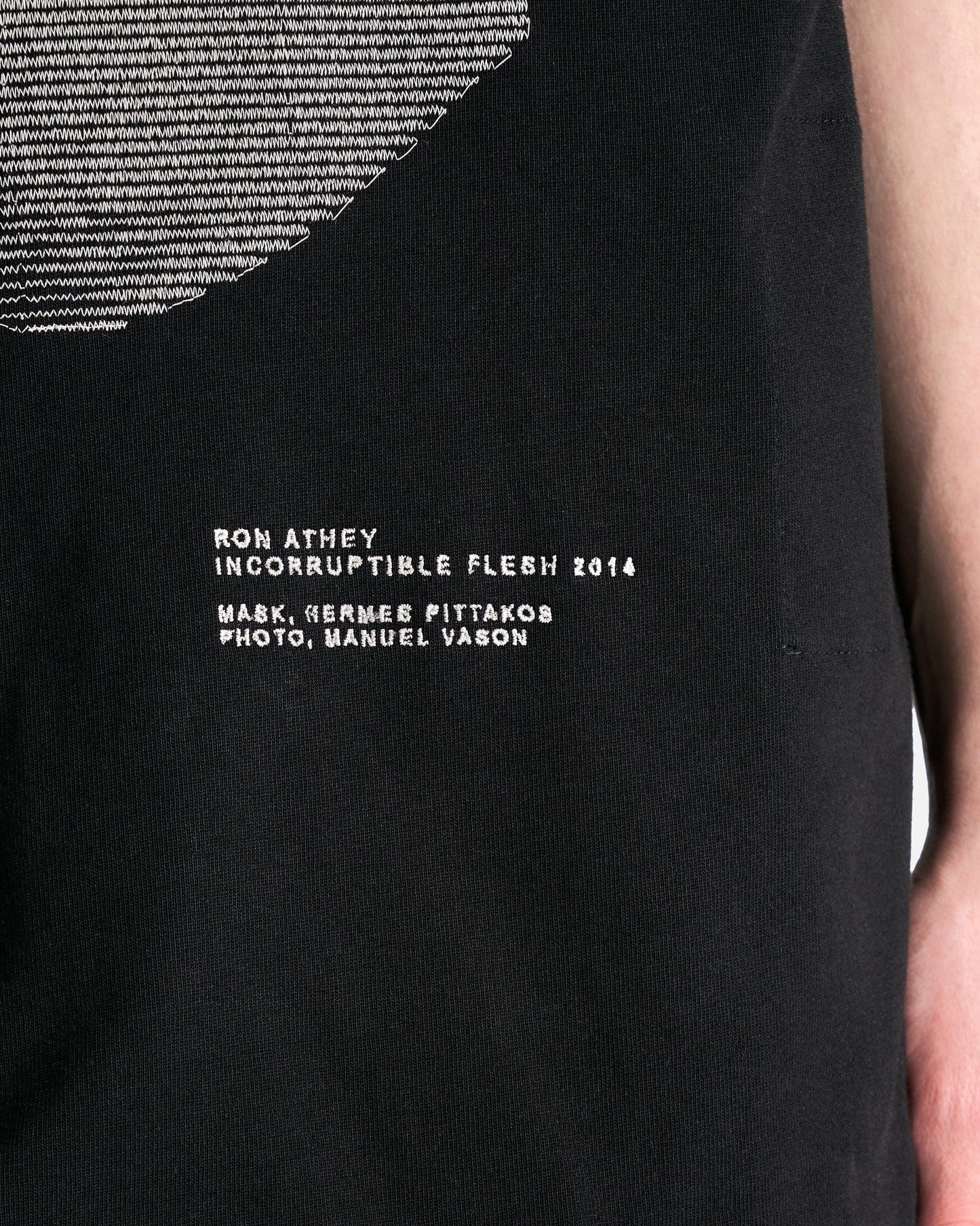 Rick Owens Men's T-Shirts Jumbo Short Sleeve T-Shirt in Black/Pearl