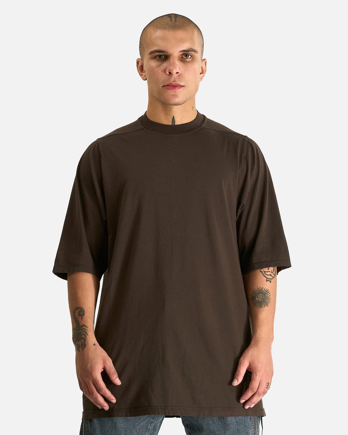 Rick Owens DRKSHDW Men's Shirts Jumbo SS T in Dark Dust