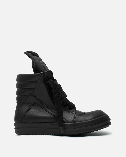 Rick Owens Men's Boots Jumbolace Geobasket in Black