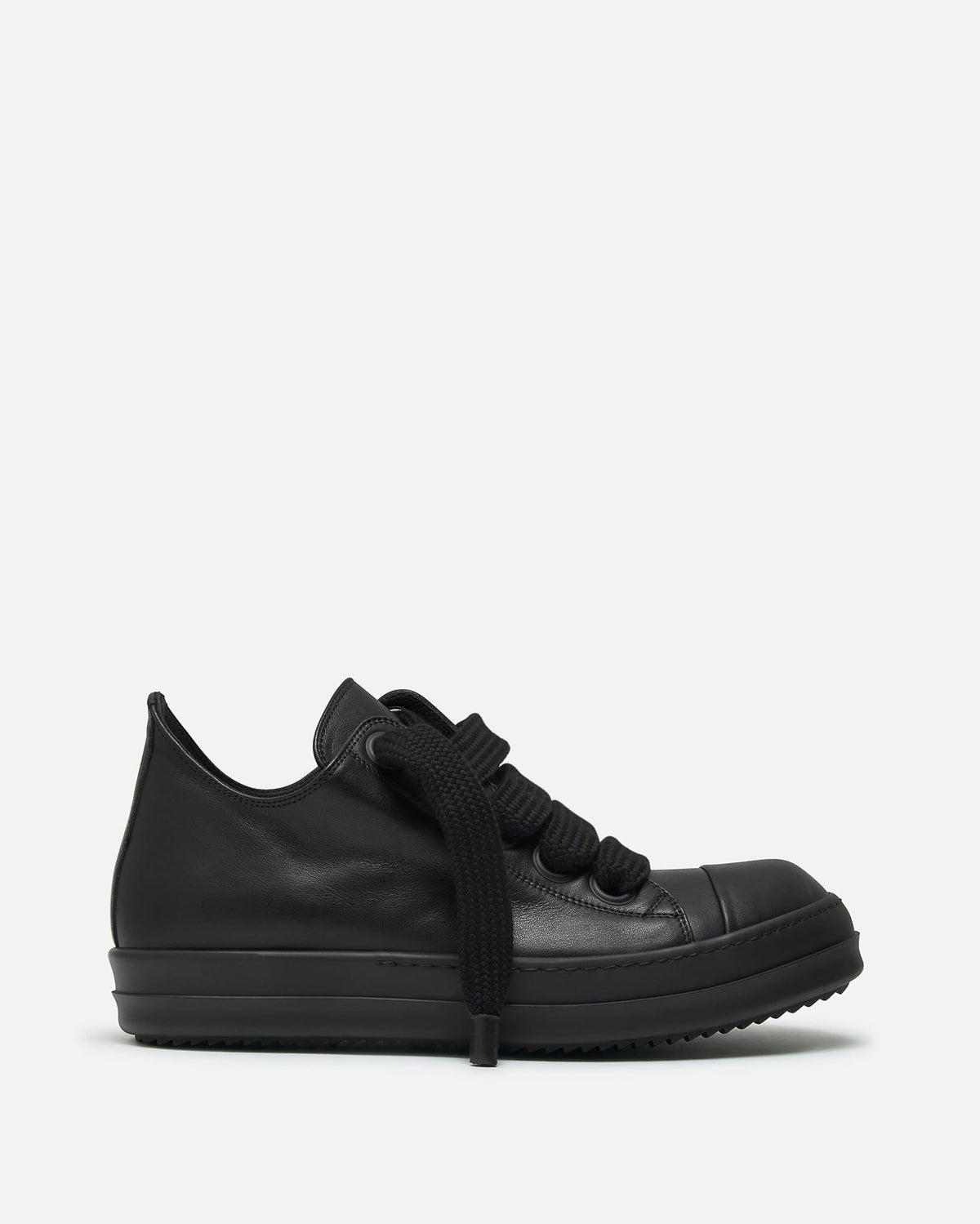 Rick Owens Men's Sneakers Jumbolace Low Sneakers in All Black