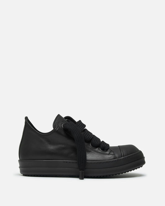 Rick Owens Men's Sneakers Jumbolace Low Sneakers in All Black