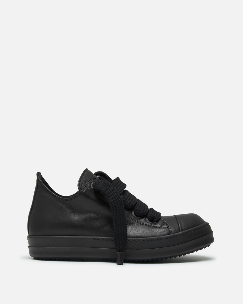 Rick Owens Men's Sneakers Jumbolace Low Sneakers in All Black