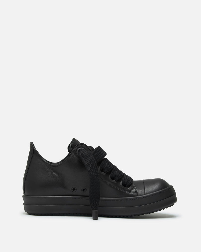 Rick Owens Men's Sneakers Jumbolace Low Sneakers in All Black
