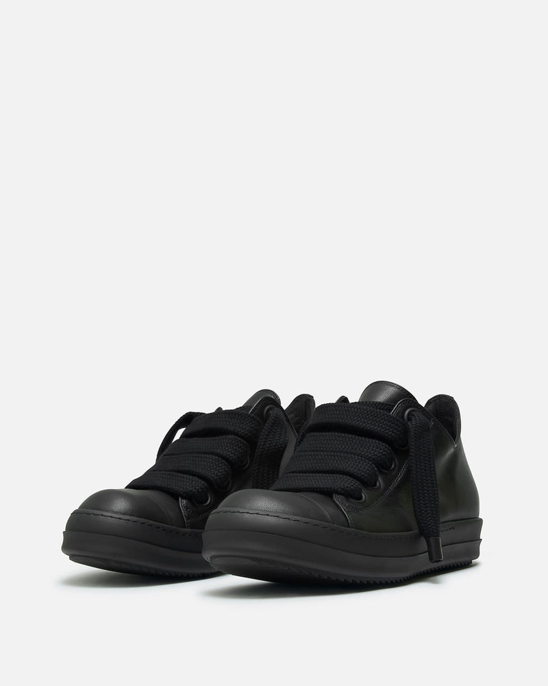 Rick Owens Men's Sneakers Jumbolace Low Sneakers in All Black