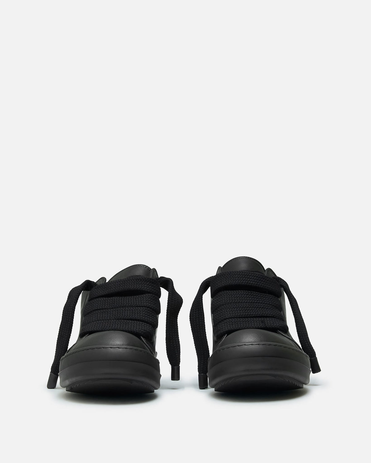 Rick Owens Men's Sneakers Jumbolace Low Sneakers in All Black