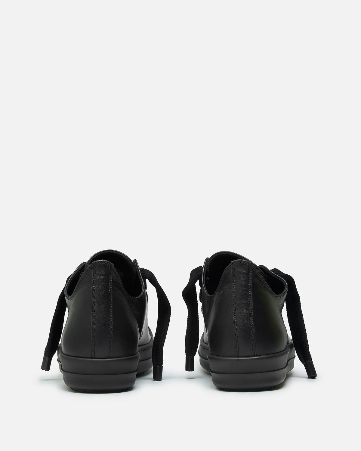 Rick Owens Men's Sneakers Jumbolace Low Sneakers in All Black