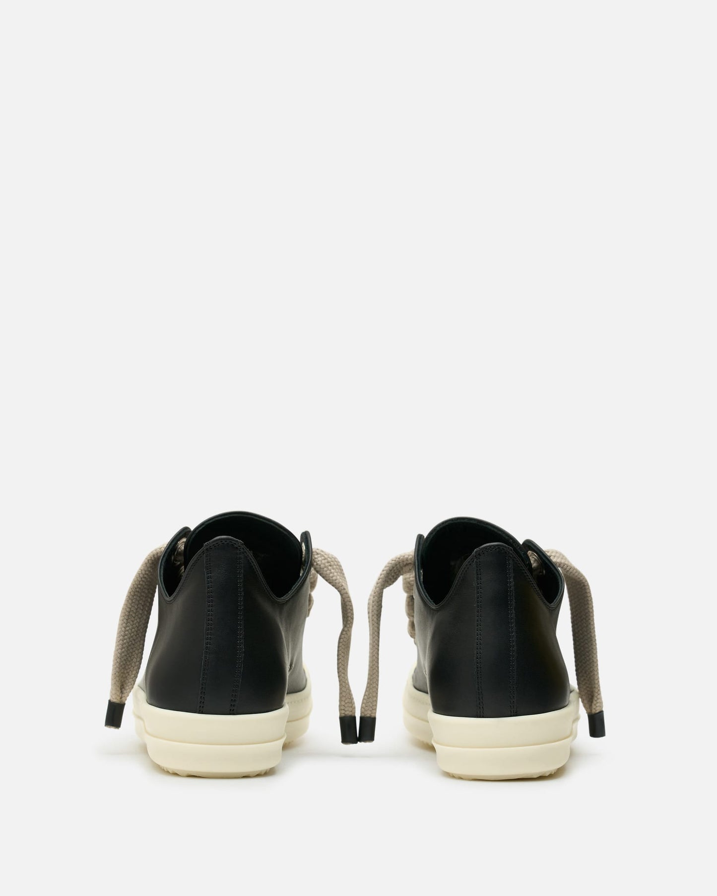 Rick Owens Men's Sneakers Jumbolace Low Sneakers in Black/Milk