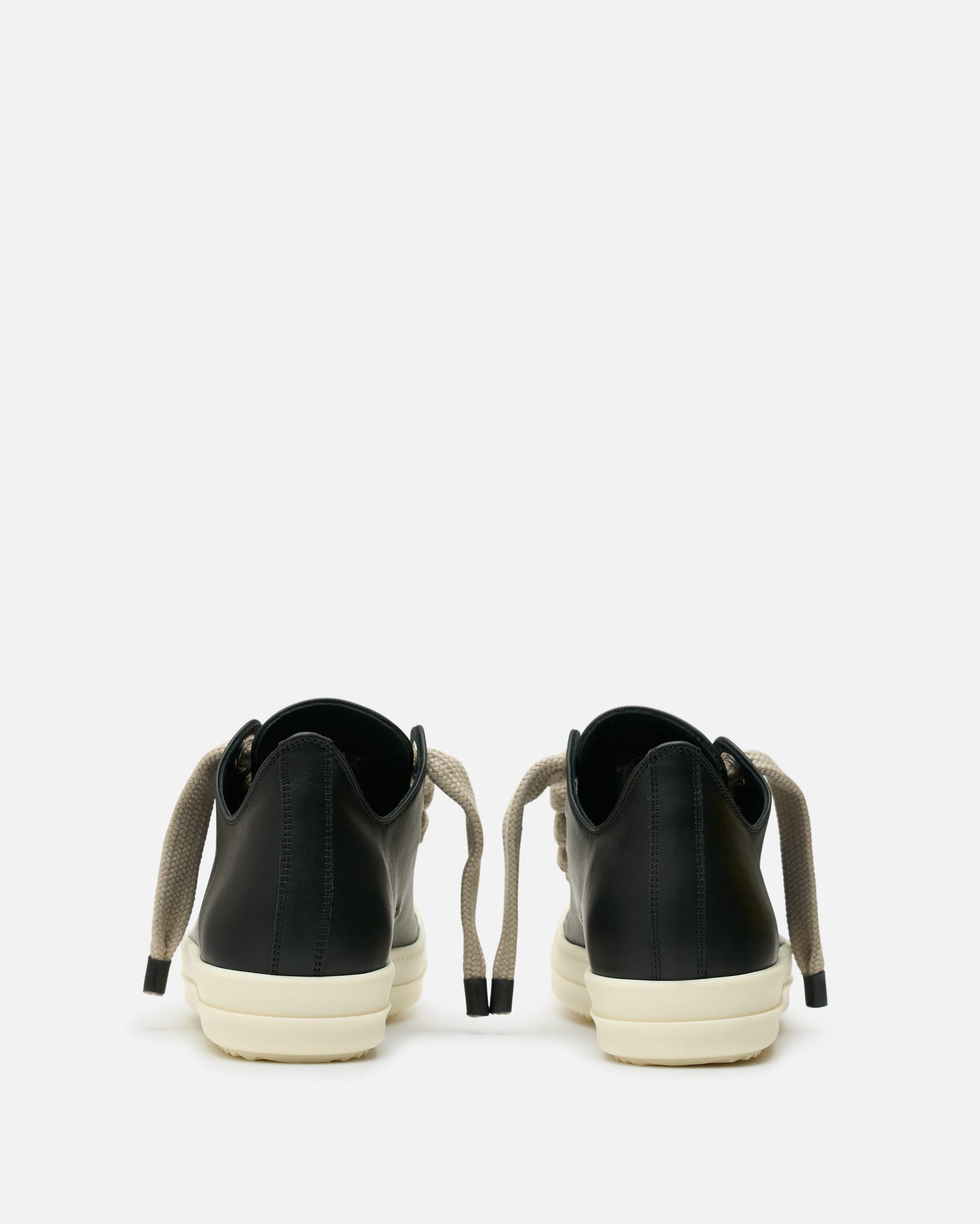 Rick Owens Men's Sneakers Jumbolace Low Sneakers in Black/Milk