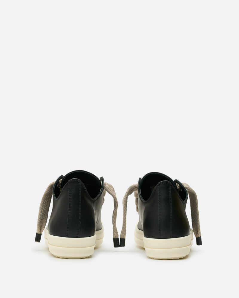 Rick Owens Men's Sneakers Jumbolace Low Sneakers in Black/Milk